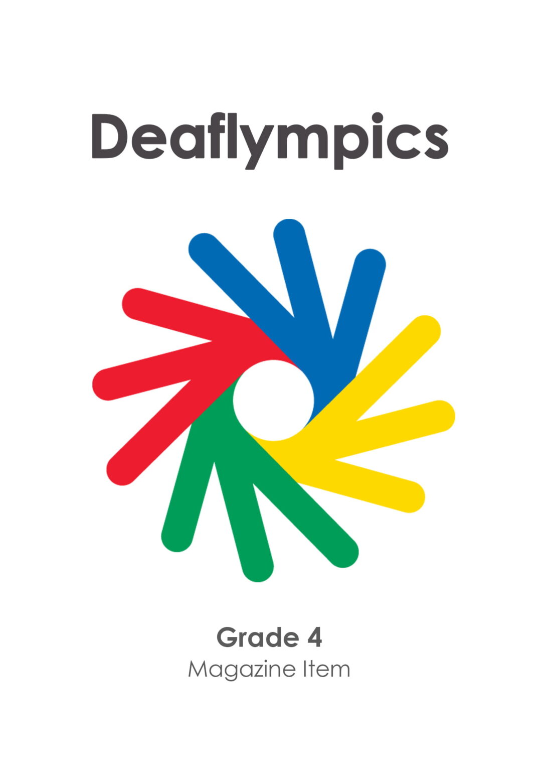 Gr 4 - Deaflympics (Magazine Item)